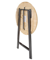 TPFGarden Party Stehtisch ZÜLPICH aus Metall + Holz (Nadelholz) 78cm